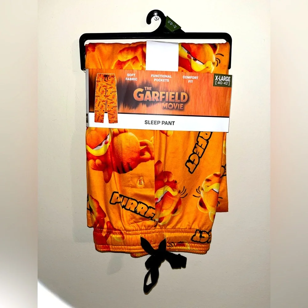 Garfield Men's Sleep Pants, Sizes XL (40-42)